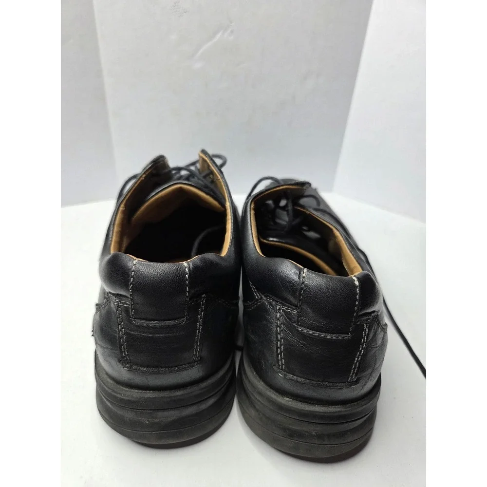 Dockers ProStyle Mens‎ 10.5W Black Leather Bicycle Toe Oxford Shoes 90-29024